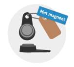 ID Key with magnet