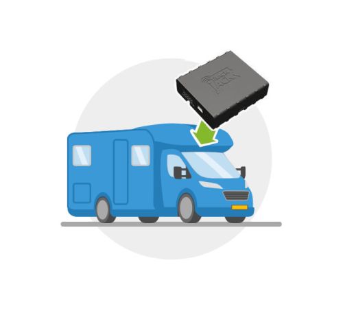 Inbouw TrackJack CamperTracker